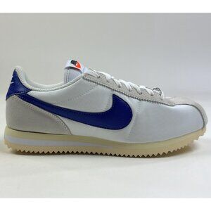 Nike Cortez TXT Textile Womens White Blue Sneakers Shoes Athletic Low DZ2795-102
